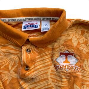 Vintage 1990s Tennessee Volunteers Spike Sports Polo | Floral Hawaiian Shirt XL